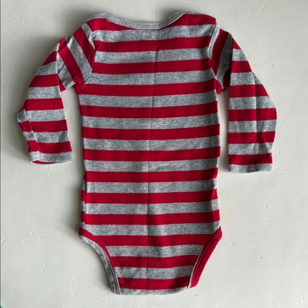 Carter’s Striped Kids One Piece Set - Green and Red Boys 6 Months